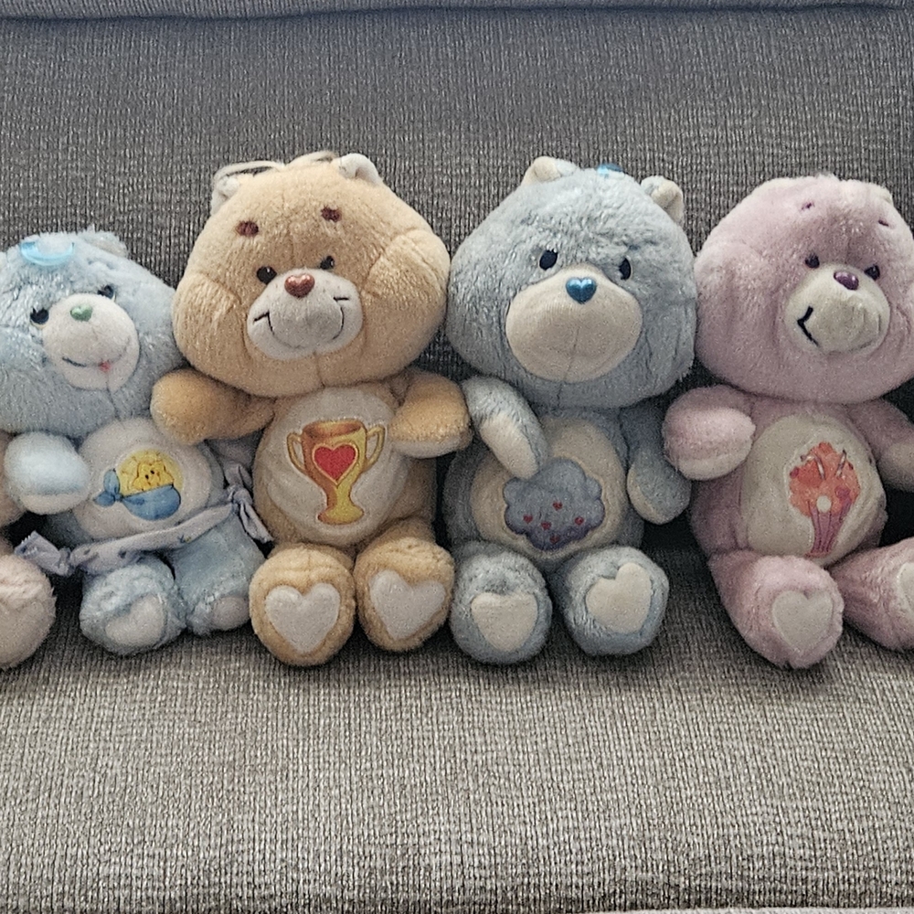 Care Bears Plush Collection - Light Blue, Tan, Light Pink